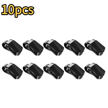 Car Glasses Clip Eye Glasses Storage Holder Compact Storage Auto Interior Accessories Creative Car Sun Visor Storage Clips