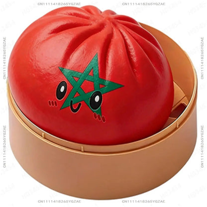 2026 football series steamed bun Squishy Stress Ball Fidget Toy, Soft Squeeze Anxiety Relief Sensory Toy for Kids Adults