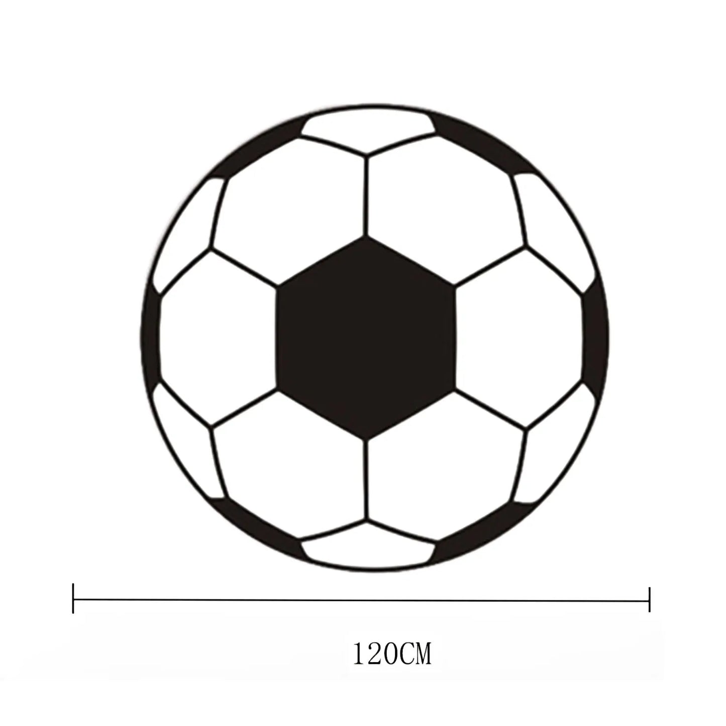 Alevmoom Beanbag Cover Football Sitzac Shell  Lounger Bean Bag Without the filling