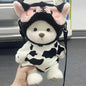 High Quality Handmade Teddy Bear Plush Toy Change Dress Cloth Girl Hug Cuddly Plushie Doll for Girlfriend Christmas Gift