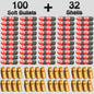 Newest 18 Shell Ejecting Pistol Soft Bullet Toy Gun Children Armas Shoot Outdoor Game Boys Gift