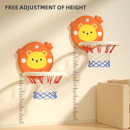 Children's basketball hoop, indoor shooting, hanging, foldable, parent-child interactive ball