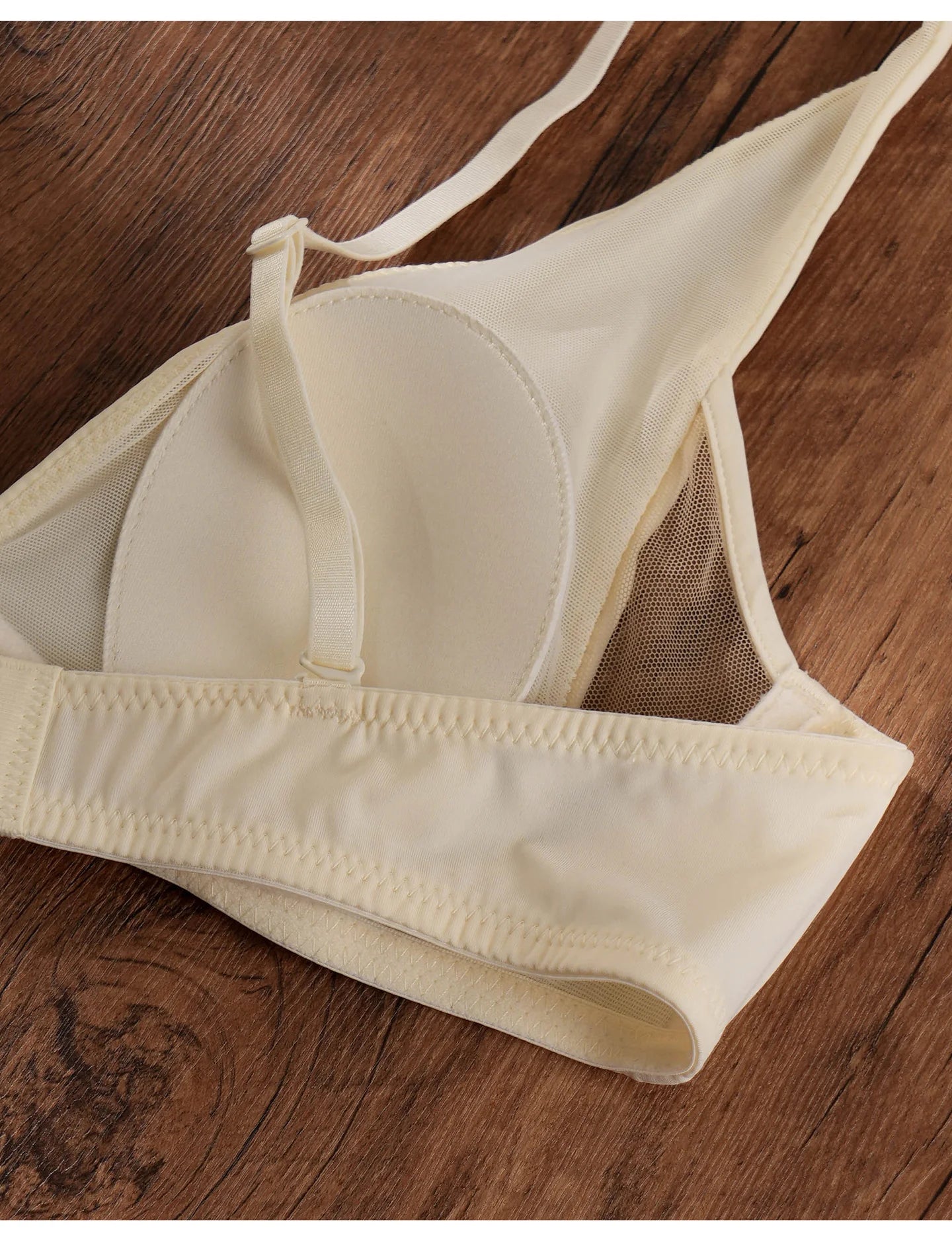 Sexy Deep V Rabbit Ear Bra, Wireless Invisible Summer Bra for Women, Thin Breathable Comfort Bralette Small Chest No Underwire
