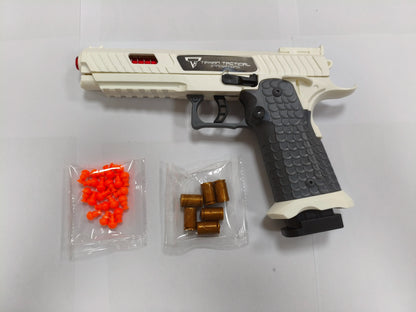 Csnoobs 2011 Continuous Shooting Toy Gun Throwing Shell Pistol Radish Gun Empty Hanging Outdoor Game Revolver Birthday Gift
