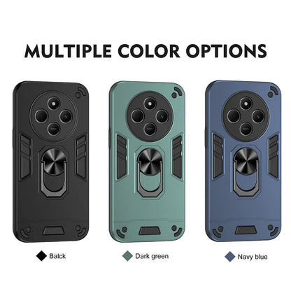 For Xiaomi Poco C75 4G Case Camera Protect Shockproof Armor Funda for PocoC75 Poko Little C75 C 75 4G Magnetic Holder Ring Cover