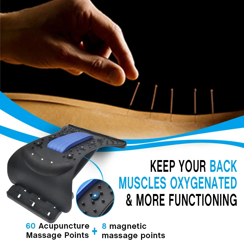 Neck Support Massage Board 4 Level Adjustable Neck Stretcher Traction Devices Stretch Cervical Sporting Fitness Lumbar Support