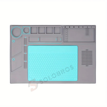 Repair Pad Insulation Heat-Resistant Soldering Station Silicon Soldering Mat Work Pad Desk Platform for BGA Soldering Station