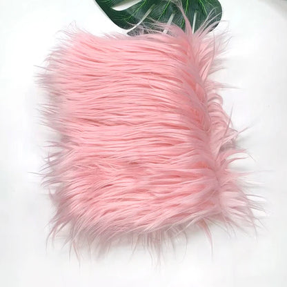 8cm Pile Length Imitation Fur Fabric Diy Cosplay Clothing Hairy Fur Fabric Bundle Long Hair Plush Fabrics By Meters Liquidations