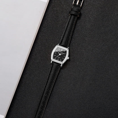 2PCS/Set Fashion Casual Women Watches Leather Strap Quartz Wristwatch Reloj Mujer Girls Clock Gift（Without Box）