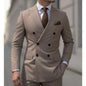 Smart Casual Wedding Men's Suits Slim Fit Tuxedo Blazer Set 2 Piece Formal Business Suit for Groom with Blazer And Pants