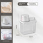 Laundry powder storage box, bathroom laundry detergent storage tank, transparent acrylic box, household necessities