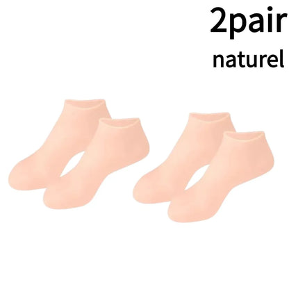 1-5pairs Moisturizing Foot Socks,Silicone Socks for Dry Cracked Feet Women's Foot Socks Cracked Dead Skin Remove Protector