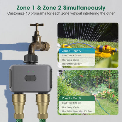 Tuya Smart Zigbee Watering Timer Sprinkler Drip Irrigation System Irrigation Watering System Sprinkler Timer Garden