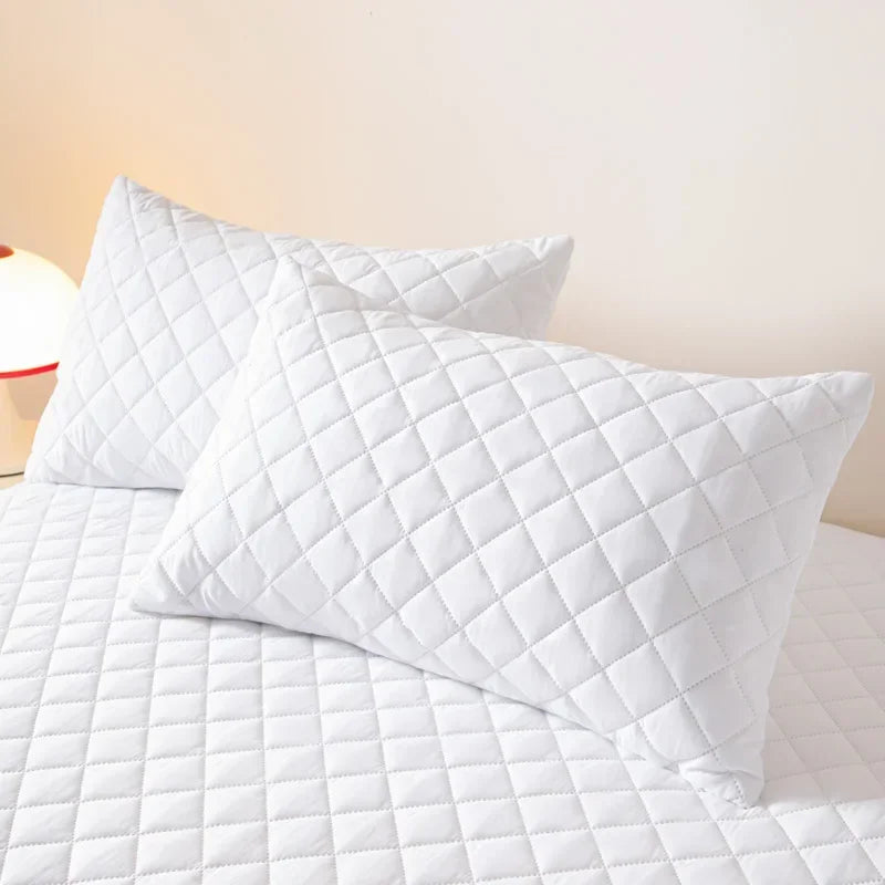 1 Pieces Waterproof Pillowcase Machine Washable Pillow Cover Bedroom Decor Suitable for With Children Just Pillowcase ,No Pillow