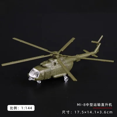 4D 27 Styles 1:144 Fighter Assembly Model Plastic Glue Free Plane Armed Helicopter Reconnaissance Aircraft Model Toy