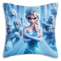Cute Cartoon Frozens Elsas Pillow Covers Cartoon Sofa Decorative Home Double-sided Printing Short Plush Cute Cushion Cover