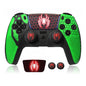 Spider Handle Cover Particle Style with Thumbstick Caps And Spider Stickers Gaming Controller Skin Accessory