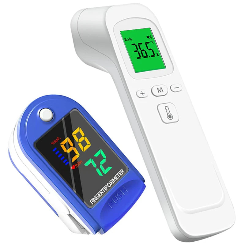 Infrared Fever Thermometer Medical Household Digital Infant Adult Non-contact Laser Body Temperature Ear Thermometer Oximeter