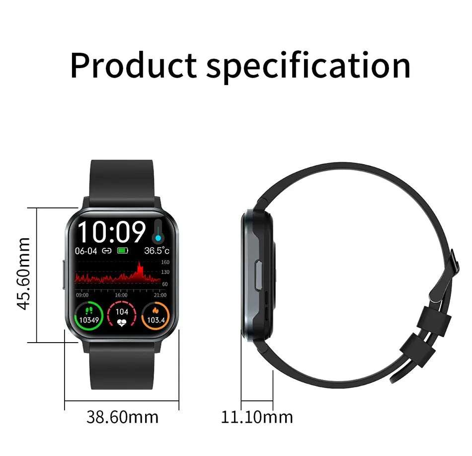 LIGE Women Smart Watch I68 Waterproof Bluetooth Call Watch for Women Smartwatch Ladies Sport Fitness Tracker Watches Men Watch