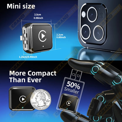 Wireless CarPlay For Apple iPhone Airplay Smart AI Box Bluetooth WiFi Android Auto Connect Car System 3in1 Car Play Adapter