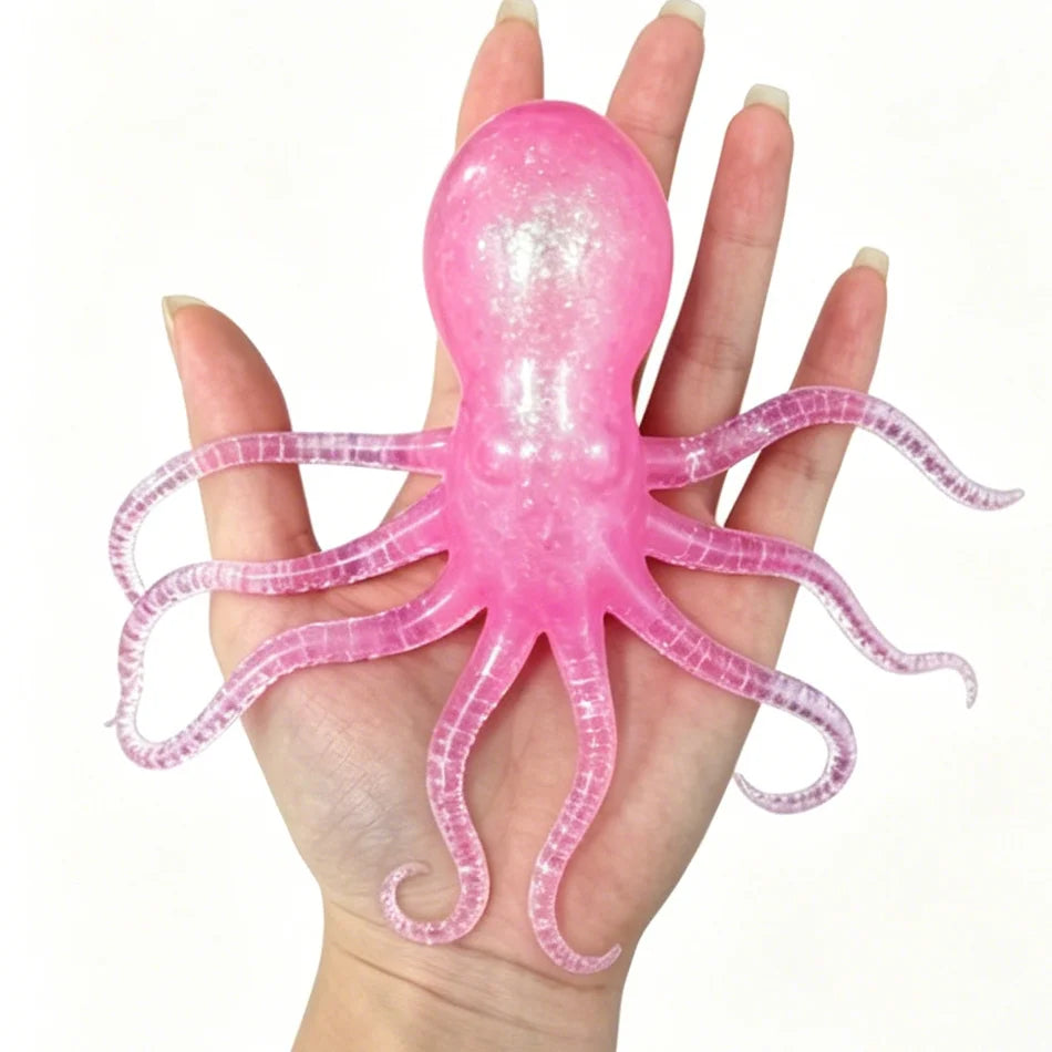 NEW 4 Styles Jellyfish Octopus Stress Balls for Kids Adults Squeeze Balls Sensory Fidget Toy Squishy Toys