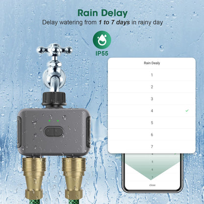 Tuya Smart Zigbee Watering Timer Sprinkler Drip Irrigation System Irrigation Watering System Sprinkler Timer Garden