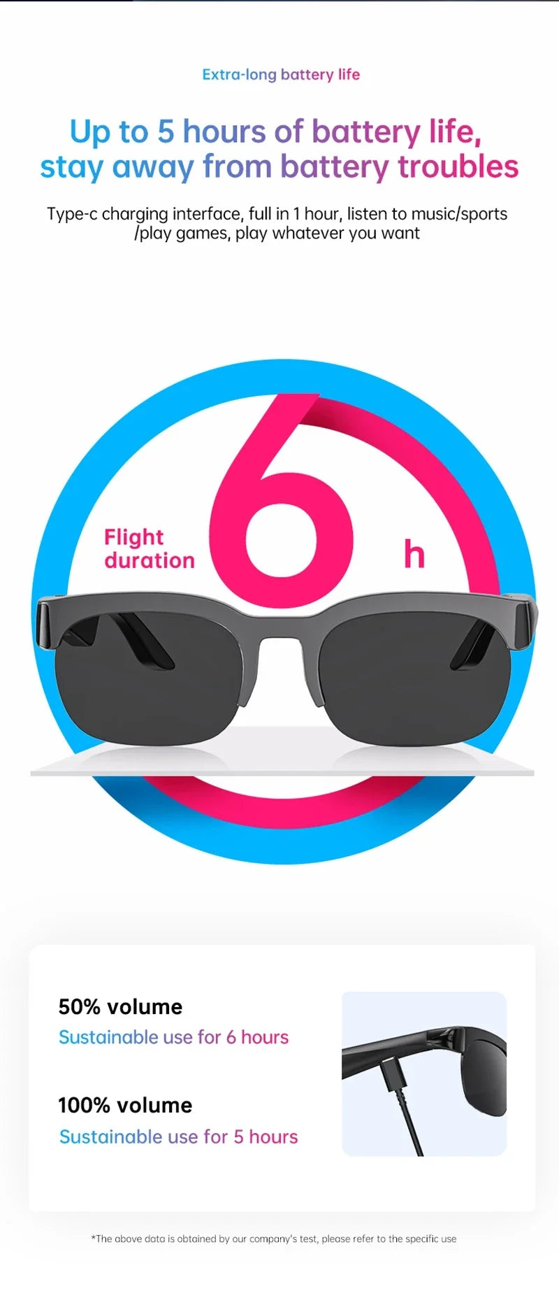 Lenovo XG89 AI Smart Translator Sunglasses Bluetooth 110+ Languages UV400 Real-time Translation Hands-free Calls Travel