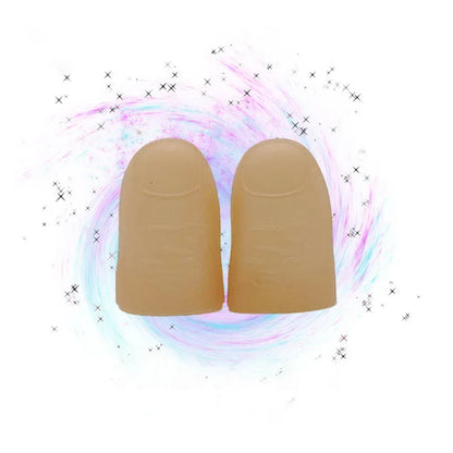 Thumb Finger Light Luminous Finger Light Magic Trick Props Halloween  Glowing Fingers Glow Thumbs（Red）magic props