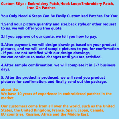 Prajna Custom Embroidery Patch Iron On Patch Clothing Thermoadhesive Patches Design For Person Company Team Logo Patches DIY