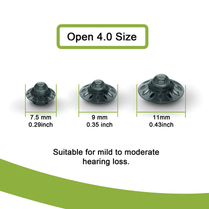 Hearing Aid Domes for Phonak Replacements,Phonak Open 4.0 Domes,10pcs Universal Domes for Phonak-Unitron Ric Hearing aid