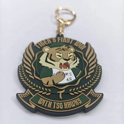 Custom 2D/3D Soft Rubber Key Chain Silicone Personalized Logo PVC Keyring Fashion Keychains Customizable Key Holder Chain
