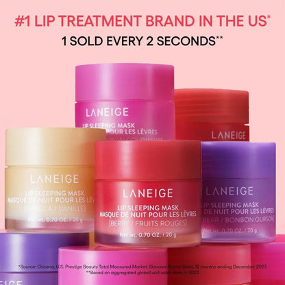 Laneige Gummy Bear Vanilla Strawberry Lip Mask Plumping Gloss Lip Gloss Lip Oil Moisturizing Balm Exfoliating Daily Care Balm
