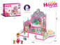 Girls Villa Castle Model Building Block Sets  DIY Bricks Toys  Doll house Villa Children Pretend Play Toys for Girls Gift