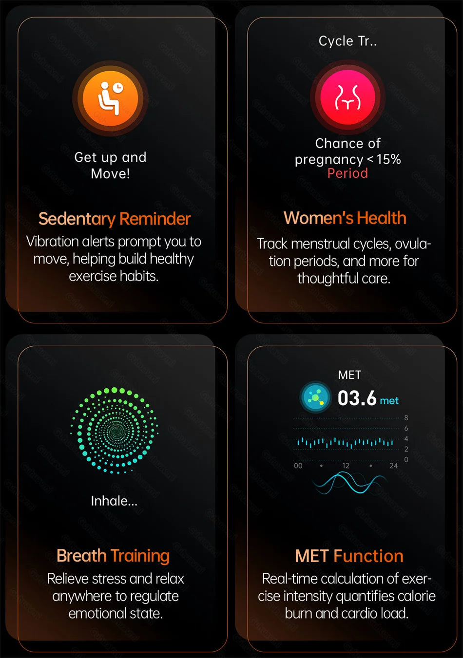 2026New Smart Watch For Men Micro-examination Health Blood pressure Uric Acid ECG+PPG Fitness Tracker Clock Smartwatch Women Men