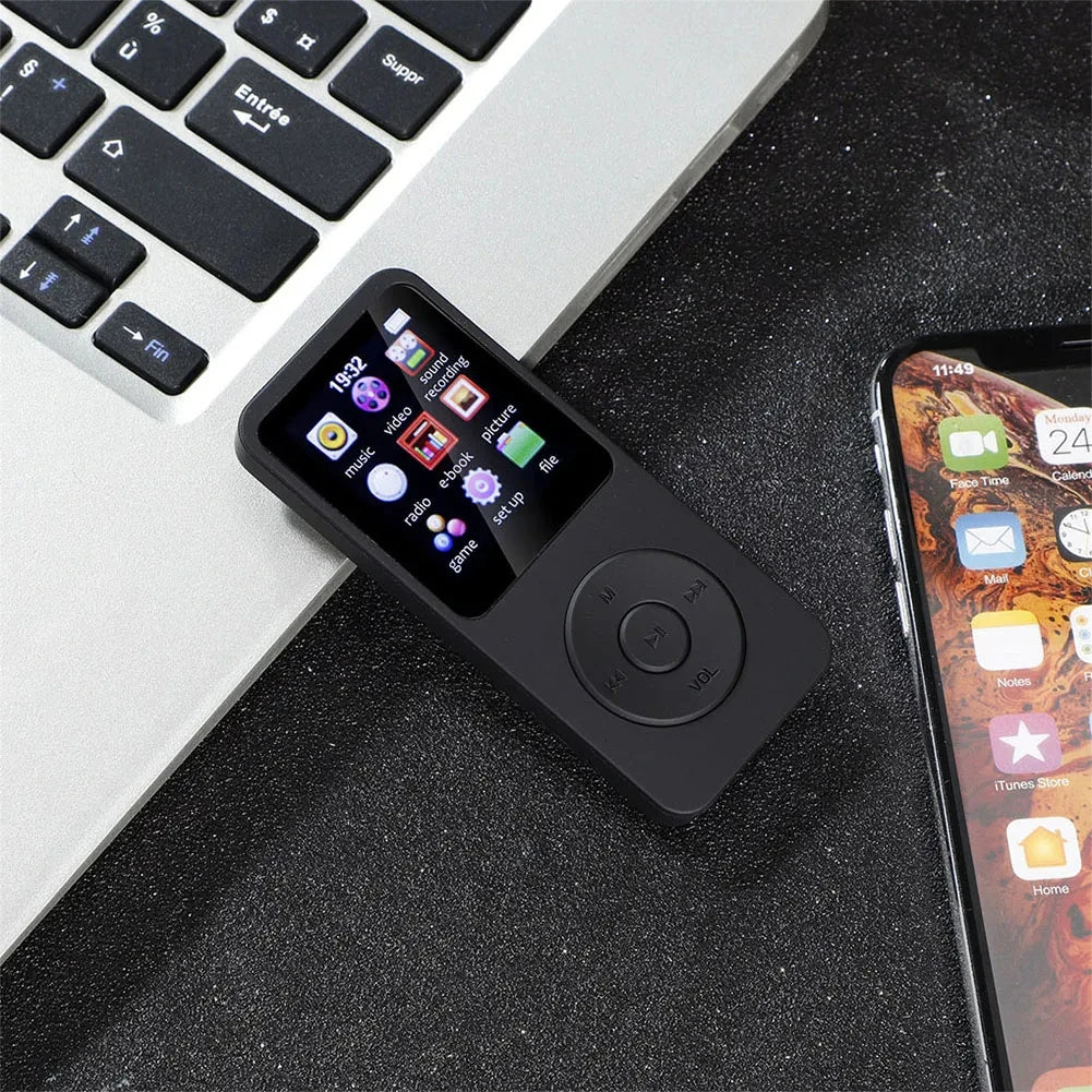 MP3 Player Type-C 32GHiFi Lossless Music Player Student Walkman Swimming Running Riding Built-in Speaker Support FM Radio E-Book