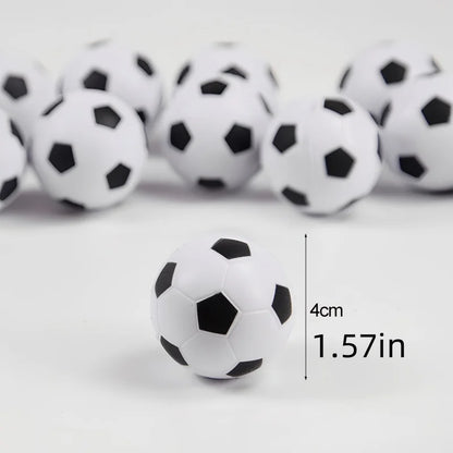 6Pcs Mini PU Squeeze Soccer Ball Toys Sports Theme Birthday Party Favors PU Football Gift Stress Relieving Squeezing Toys