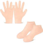 2 Pack Moisturizing Silicone Gel Socks for Dry Cracked Feet Nourishing Skin Lubricating Foot Care Massage Socks
