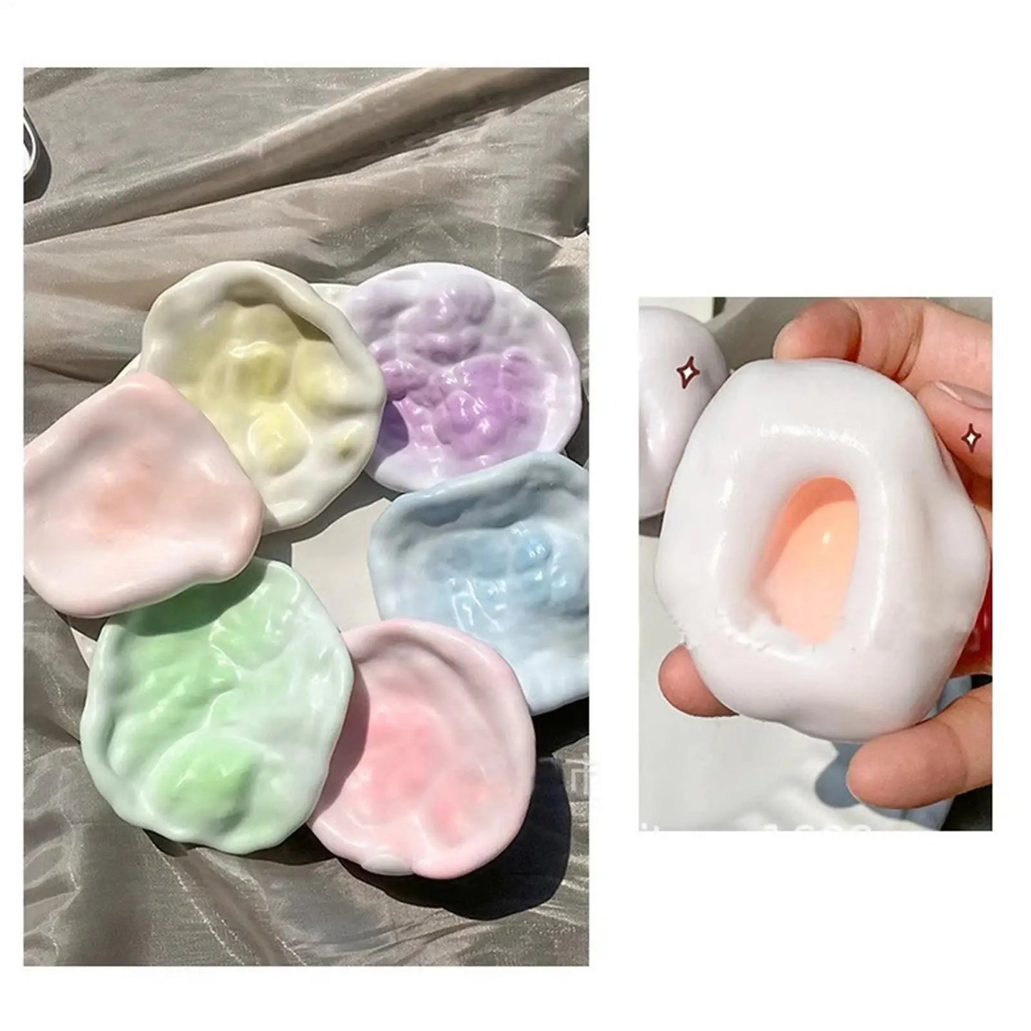 Squeeze Toys Cute Soft Ball Fidget Toys for Teens Kids Women Men Adults Birthday Classroom Prizes Goodie Bag Fillers Boys Girls