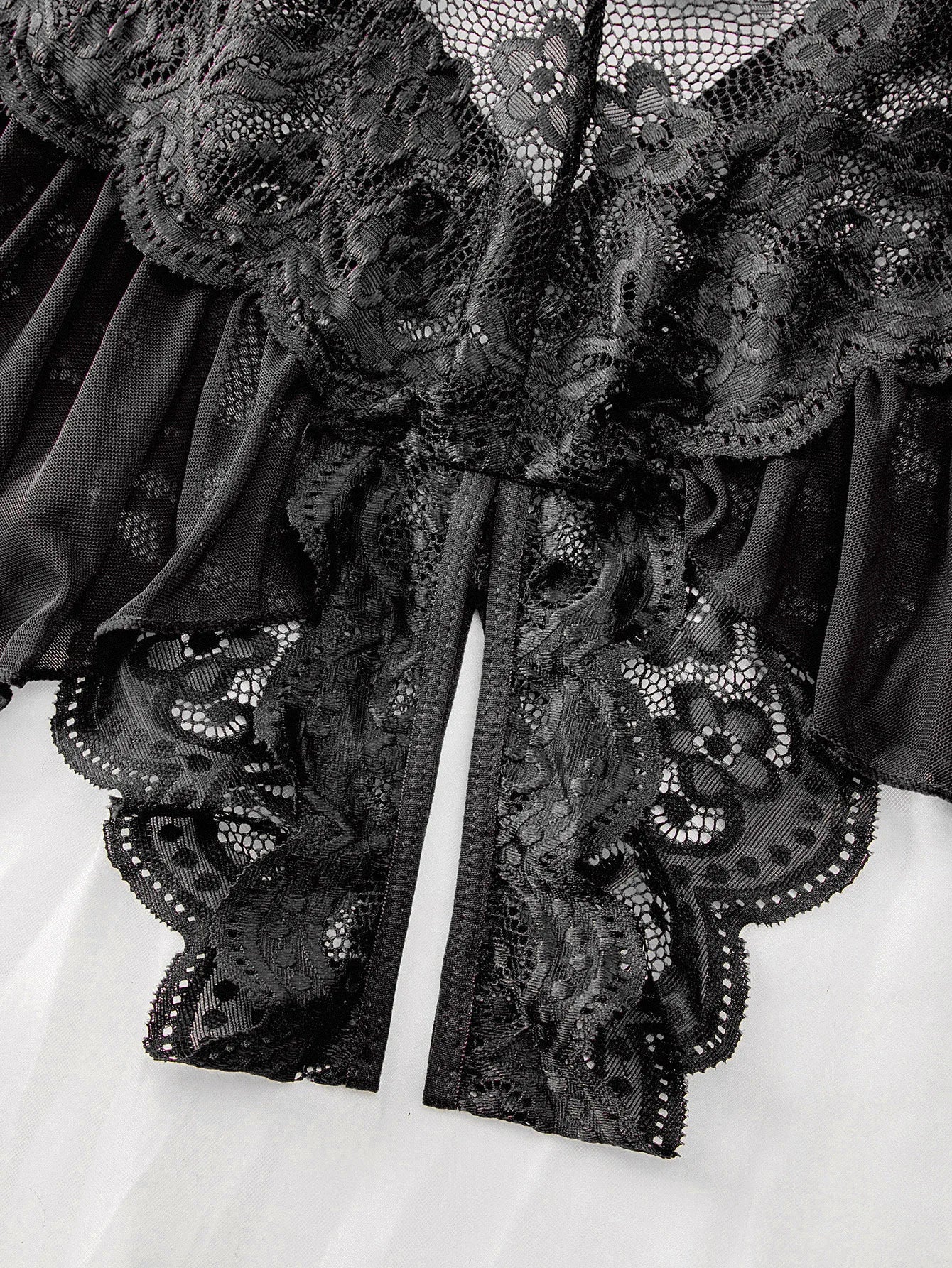 Push Up Women's Hollow Erotic Lingerie Set Lace Transparent Underwear Slim Fit Erotic Bra Set Lace Sexy Fashion Sleepwear Dress