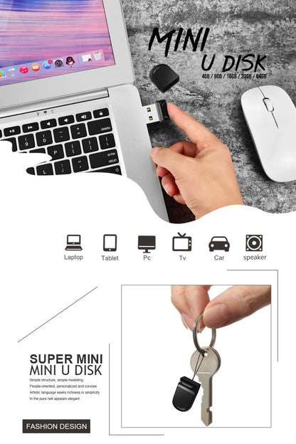 USB Flash Drive 4GB 8GB 16GB 32GB Pen Drive 64GB 128GB USB Flash Pendrive Memory USB Stick флешка usb cle usb disk with key ring