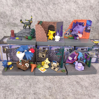 Pokm Starry Sky And Stained Glass Pikachu Mystery Box Eevee Blind Box Anime Figures Snorlax Surprise Gift Colletions Toy