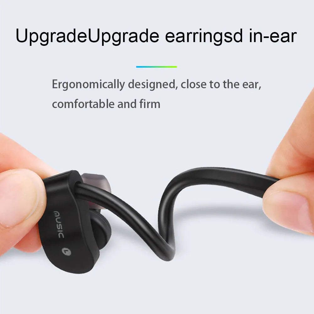 Wireless Bluetooth 4.1 Headset Sports Running Stereo Music Earphones Mini Ear-Hanging HIFI Ear-Hooks Headphones For Mobile Phone