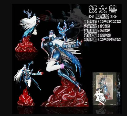 New Lady Devimon Anime Figures Digimon Figure 24cm Model Toys Collection Desk Ornament Pvc Decor Statue Custom Gifts