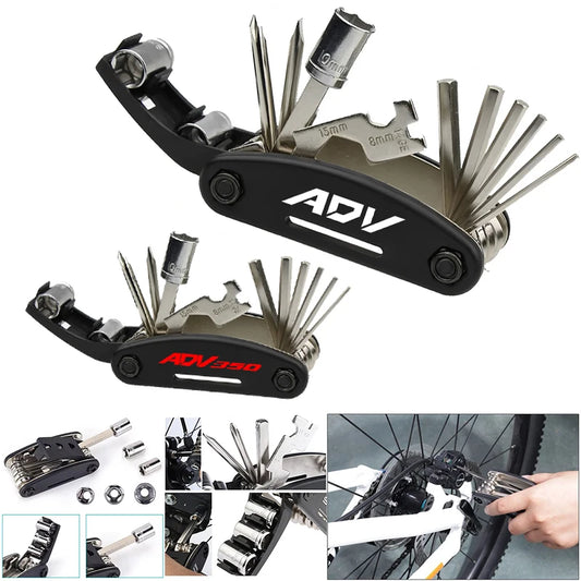 For Honda ADV150 ADV160 ADV350 ADV 150 160 350 Motorcycle Accessories 16 in 1 Multi Repair Hex Spoke Cycle Screwdriver Set Tools