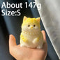 Cute Kawaii Cat Squishy Soft Silicone Stress Relief Squeeze Toy Anxiety Relief Desk Buddy Gift for Kids Adults Desk Decor Gift