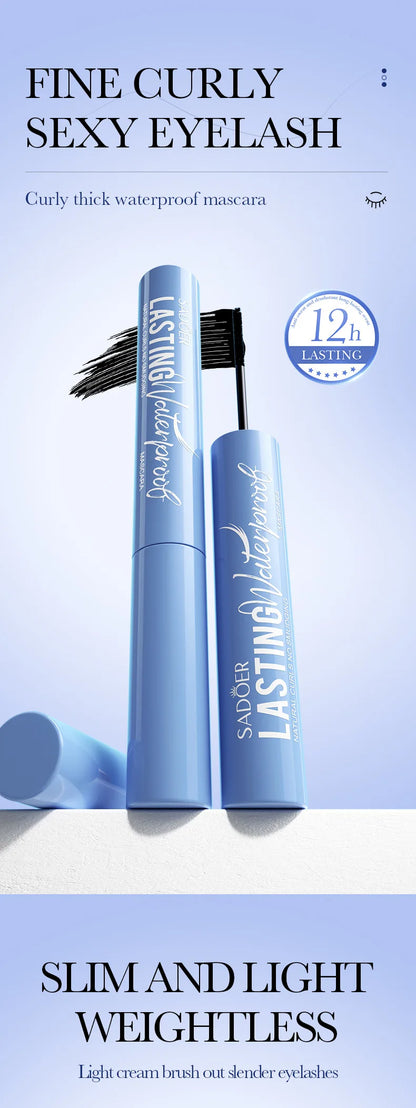 5D Waterproof Mascara Lengthening Eyelashes Women's Make-up Waterproof Mascara Black Silk Fibre Mascara Korean Cosmetics New