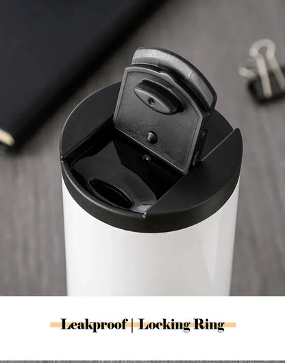 400ML Stainless Steel Coffee Thermos Leakproof Car Vacuum Flasks Thermal Coffee Mug Portable Travel Portable Insulated Bottle