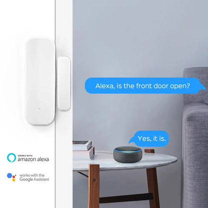 1PCS 2PCS 3PCS 4PCS 10PCS 15PCS Zigbee Door Sensor Window Magnetic Sensor Detector Home Door Sensor Need Tuya Zigbee Gateway Hub