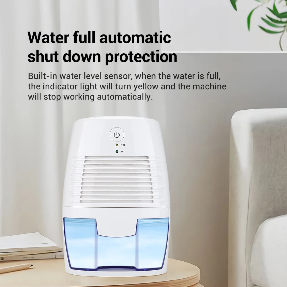 Household Mini Dehumidifier Bedroom Dryer Portable Mute Quick Moisture Absorber Dehumidifier Bathroom Closet Desiccant USB Plug