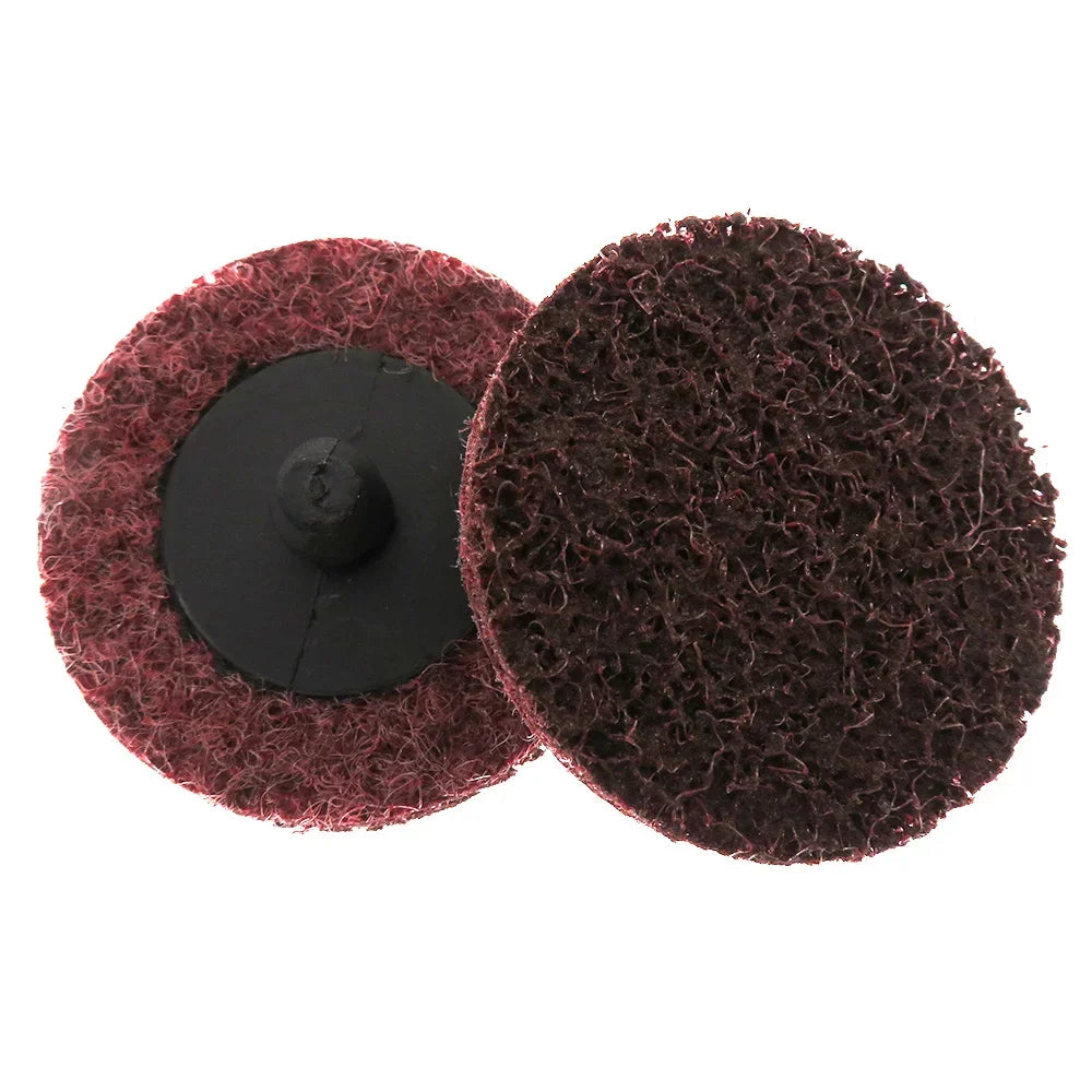 35/46/52PCS 2"Abrasive Disc Sanding Discs Roll Lock Surface Conditioning Discs R-Type Quick Change Disc with1 Disc Pad Holder